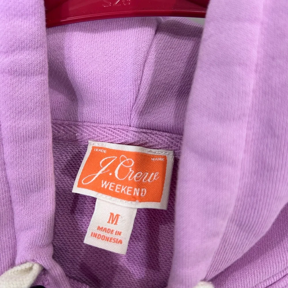 ⤵️ PRICE ⬇️
J. CREW Weekend • Long Sleeve Lavender Hoodie • sz Med • - Picture 5 of 10